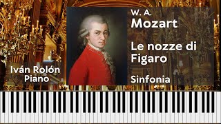 W A Mozart Le nozze di Figaro Sinfonia Piano [upl. by Annez536]