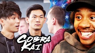 LETS GO Cobra Kai Season 6 Part 2 FIRST 5 MINUTES REACTION [upl. by Sonitnatsnok]