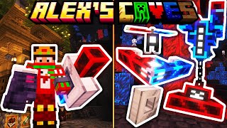 Magnetic Caves amp Getting Started  Alexs Caves 1201  Minecraft Mod Showcase [upl. by Minor]