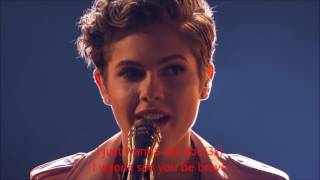 Calysta Bevier Brave Lyrics  Americas Got Talent Quarterfinals 2016 [upl. by Pharaoh]