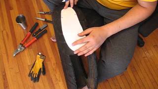 Making Tarahumara Sandals From Tires Part 2 [upl. by Blount93]