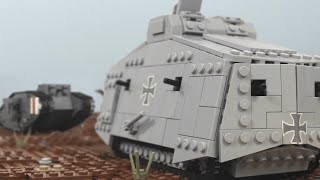 Lego WW1  2nd Battle of Villers Bretonneux stop motion [upl. by Akemrej]