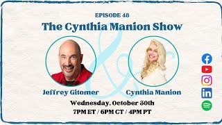 Jeffrey Gitomer LIVE on The Cynthia Manion Show [upl. by Euseibbob]