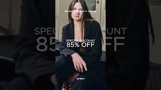 BLACK FRIDAY SHEIN SALE UP TO 85 shein coupon deals fyp [upl. by Lazaro]