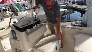 Boston Whaler  170 Montauk  Product Walkthrough [upl. by Itteb665]