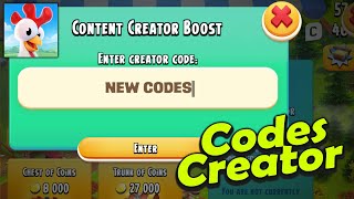 HAY DAY CODES 2024  HAY DAY CONTENT CREATOR CODE [upl. by Nylhtiak]