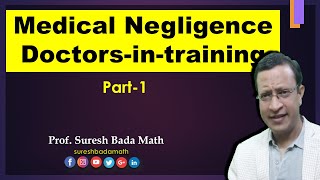 Medical Negligence by Doctorsintraining Part 1 Legal Liability of Medical UG  PG students [upl. by Nealon]