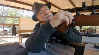 Norm Demonstrates the HampR M12 Government Target Rifle rimfire benchrest rifle [upl. by Hedy]