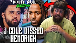 J COLE RESPONDED TO KENDRICK  J Cole  7 Minute Drill RAPPER REACTS [upl. by Nellda]