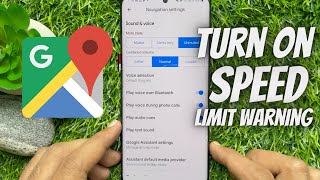 How to Turn on Speed Limit Warning on Google Maps [upl. by Ahsieket]