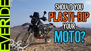 Should You PlastiDip Your Dirt BikeEnduroDual Sport Motorcycle oo [upl. by Bow]