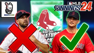 MLB 9 Innings 24  FINALLY GETTING A NEW RED SOX SIGNATURE [upl. by Aydin]