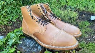 Viberg Natural Shell Cordovan Service Boots 2020 Last UNBOXING [upl. by Latin]