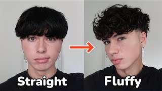 how I style my hair  fluffy fringe [upl. by Scot]