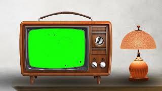 Old TV Green Screen [upl. by Dnalyar]