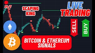 🔴 Live BTCETH Signals  BitcoinEthereum Trading Strategies  Earn 10010k Daily live crypto [upl. by Lynch377]