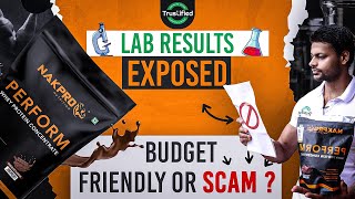 NAKPRO PERFORM WHEY PROTEIN LAB TEST REVIEW BY TRUSTIFIED  PASS OR FAIL  review health gym [upl. by Siocnarf]