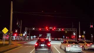 Railroad crossing at 20th street fl60 part 1 [upl. by Anilecram]