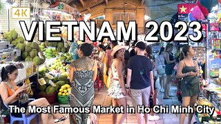 where to go in Vietnam  Places to Visit in VIetnam  Ben Thanh Market  Vietnam Travel 2023🇻🇳4K [upl. by Nimajneb]