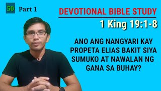 ANO ANG NANGYARI KAY PROPETA ELIAS BAKIT SIYA SUMUKO AT NAWALAN NG GANA SA BUHAY1 King 1918 [upl. by Acirretal791]