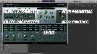 Logic Pro X  EXS24 Sampler Part 1 Main Parameters [upl. by Jedediah]