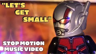 quotLETS GET SMALLquot AntMan LEGO Stop Motion Music Video Johnathan PushkarMiniSuperHeroesToday [upl. by Golda74]