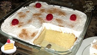 COMO HACER UN PASTEL TRES LECHES TRADICIONAL QUE RICO Y FACIL [upl. by Anelehs]