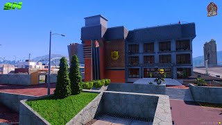 MLOGTA5 MRPD  FiveM Map  SUPER DELUXE RP  Exterior  Interior fivem roleplay gta5mods mrpd [upl. by Gimpel]