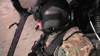 OH58D Kiowa Helicopters Fire 50 Cal Machine Gun And Rockets [upl. by Behlau181]