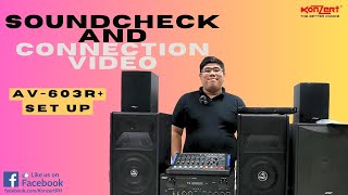 Konzert AV603R Full Setup Connection and Tutorial [upl. by Ennayt818]