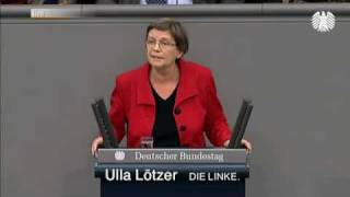 Ulla Lötzer DIE LINKE Hochtief Mehr Wirtschaftsdemokratie gegen den Ausverkauf von Unternehmen [upl. by Ordnassela51]