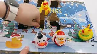 24 Pcs Christmas Rubber Ducks Advent Calendar [upl. by Resa463]