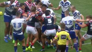 U20 Roosters Vs Bulldogs Brawl [upl. by Carol-Jean]