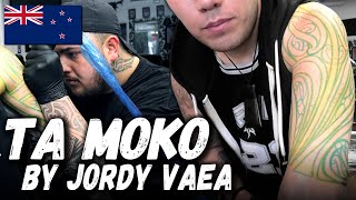 Tā Moko By Jordy Vaea  NEW ZEALAND VLOG 05 SEASON 1 [upl. by Ardnnek]