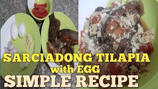 HOW TO COOK SARCIADONG TILAPIASARCIADO ISDA [upl. by Elohcin929]