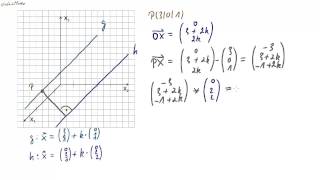 08 Abstand paralleler Geraden im Raum Analytische Geometrie [upl. by Sebbie]