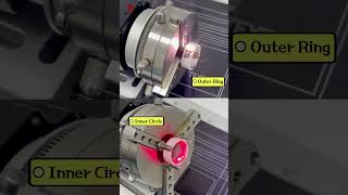 Today I engraved a ceramic ring using a fiber marking machine beclaser cnc [upl. by Lledo]