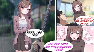 Manga Dub Everyone Says She Dated 400 Men  The Truth Behind the Pure Beauty I Saved in the Rain [upl. by Doniv]