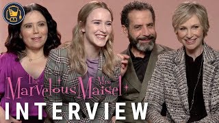 The Marvelous Mrs Maisel Cast Interviews with Rachel Brosnahan Tony Shalhoub and More [upl. by Ydnor]