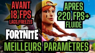 Meilleurs paramètres graphiques Fortnite Boost FPS et freezelags [upl. by Ytsirhc]