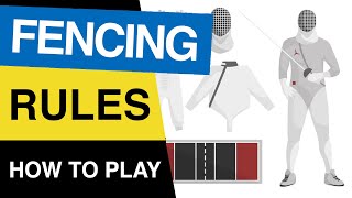 🤺 Rules of Fencing  How to Play Fencing Game  Fencing Rules and Regulations Explained [upl. by Dessma]