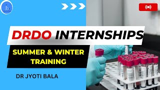 DRDO Internships DRDO Training ampResearch Internships for Masters and PhdFree Research Internships [upl. by Hpejsoj814]