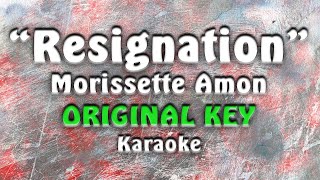 Morissette Amon  Resignation Karaoke [upl. by Atse46]