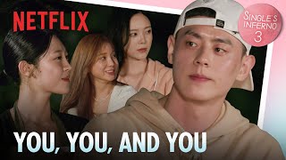 Gwanhee shows interest in three women  Singles Inferno 3 Ep 4  Netflix ENG SUB [upl. by Thedric]