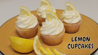 BIA097 LEMON CUPCAKES lemon flavored cupcakes with a lemon buttercream frosting [upl. by Johathan210]