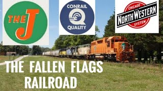 The Colorful Hartwell Railroad Fallen Flags Historic Lashups [upl. by Wun294]