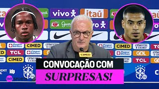 ENDRICK E NEYMAR FORA DA LISTA CONFIRA A CONVOCAÇÃO E A COLETIVA DO TÉCNICO DORIVAL JR [upl. by Kerns]