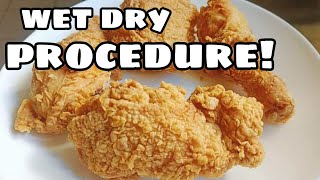 Paano magluto ng fried chickenwet dry procedure [upl. by Cobbie]