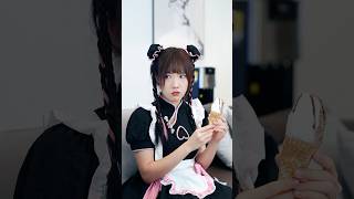 Kém Miếng Là Không Chịu Được 😋 couple tunalee yenduong maid cosplay funny [upl. by Niawat549]