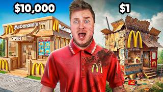 1 Vs 10000 BOX FORT MCDONALDS Cardboard Crafts [upl. by Cissiee581]